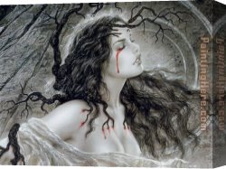 Royo Canvas Paintings - Luis Royo by Unknown Artist