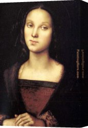 Mary Canvas Paintings - Mary Magdalene By Perugio by Unknown Artist