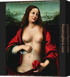 Mary Canvas Paintings - Mary Magdalene holy grail by Unknown Artist
