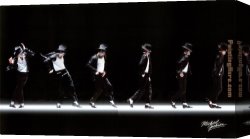 Michael Flohr Last Call Buena Vista Canvas Paintings - Michael Jackson Moonwalk by Unknown Artist