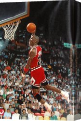 Michael Flohr Last Call Buena Vista Canvas Paintings - Michael Jordan NBA by Unknown Artist