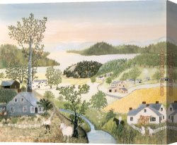 Moses Canvas Paintings - Moses A Beautiful World by Unknown Artist