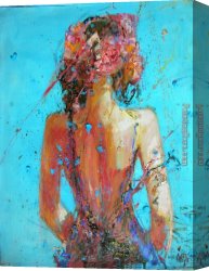 Pavlov Canvas Paintings - Mstislav Pavlov by Unknown Artist