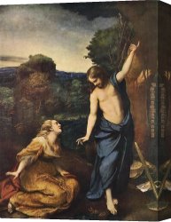 Noli Me Tangere Canvas Paintings - Noli me Tangere By Corregio 1525 by Unknown Artist