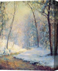 Early Winter in The Sierra Nevada Canvas Paintings - palmer The Early Snow by Unknown Artist