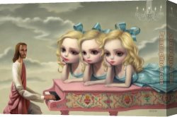 Piano Canvas Paintings - piano by Unknown Artist