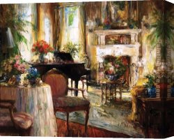 Distant Thoughts Canvas Paintings - Quiet Thoughts by Unknown Artist