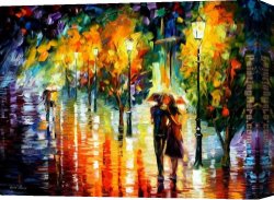 Love Story Canvas Paintings - Romantical Love II by Unknown Artist