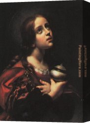 The Inspiration of Saint Matthew Canvas Paintings - Saint Mary Magdalene By Carlo Dolci by Unknown Artist