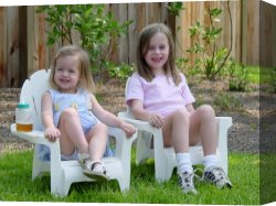 Sisters Canvas Paintings - sisters by Unknown Artist