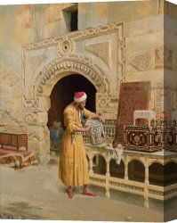 The Perfume Maker Canvas Paintings - The furniture maker by Unknown Artist