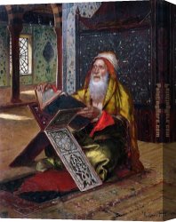 Ernst Canvas Paintings - the lectern ernst rudolphe by Unknown Artist