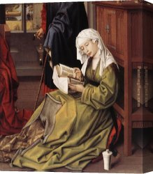 Weyden Canvas Paintings - The Magdalen Reading By Weyden Rogierc by Unknown Artist