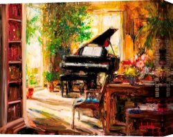 Tango VII Study Canvas Paintings - The Study by Unknown Artist