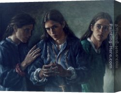 Passion Canvas Paintings - Passion, Will, and Reason by Van Rainy Hecht-Nielsen