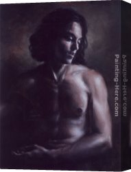 Rainy Canvas Paintings - The Shade by Van Rainy Hecht-Nielsen