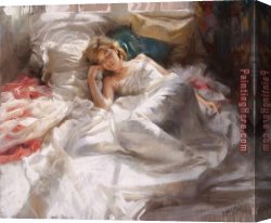 Sweet Canvas Paintings - Sweet Dream by Vicente Romero Redondo