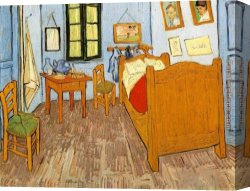 Bernaert Van Orley Canvas Paintings - Bedroom Arles by Vincent van Gogh