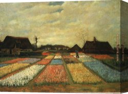 The Flower Seller Canvas Paintings - Flower Beds in Holland by Vincent van Gogh