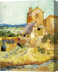 Water-mill Canvas Paintings - The Old Mill by Vincent van Gogh