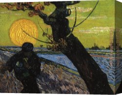 Bernaert Van Orley Canvas Paintings - The Sower by Vincent van Gogh