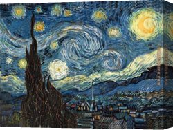 Dance The Night Away Canvas Paintings - The Starry Night 2 by Vincent van Gogh