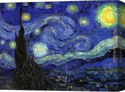 Dance The Night Away Canvas Paintings - The Starry Night by Vincent van Gogh