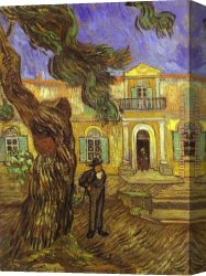 Man with Scythe Canvas Paintings - Tree and Man by Vincent van Gogh