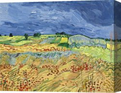 Fields of Tuscany I Canvas Paintings - Wheat Fields by Vincent van Gogh