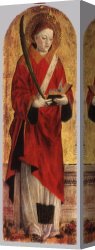 Stephen Canvas Paintings - St Stephen the Martyr by Vincenzo Foppa