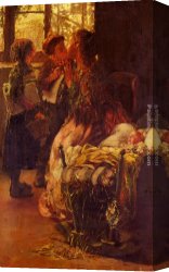 Irolli Canvas Paintings - Off To School by Vincenzo Irolli