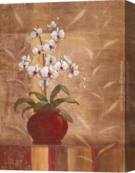 Orchids Canvas Paintings - Orchid Obsession I by Vivian Flasch