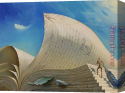 Spirits Canvas Paintings - Ascent of The Spirit by Vladimir Kush