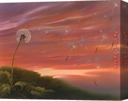 Wind Canvas Paintings - Flown with The Wind by Vladimir Kush