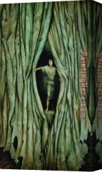 Vladimir Kush Canvas Paintings - Nero by Vladimir Kush