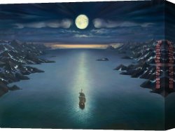 Spirits Canvas Paintings - Spirit of Magellan by Vladimir Kush