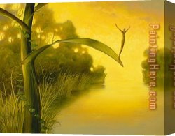 Waiting Canvas Paintings - Waiting for Luck by Vladimir Kush