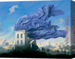 Wind Canvas Paintings - Wind by Vladimir Kush