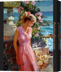 Sunny Afternoon on The Canal Canvas Paintings - Afternoon Sunshine by Vladimir Volegov