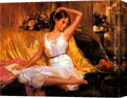 Volegov Canvas Paintings - Beauty warm by Vladimir Volegov