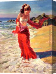 Volegov Canvas Paintings - Beyond the Sea by Vladimir Volegov