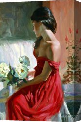 Park of Rose Canvas Paintings - from a rose by Vladimir Volegov