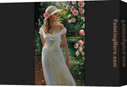 Park of Rose Canvas Paintings - park of rose by Vladimir Volegov