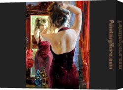 Volegov Canvas Paintings - reflection by Vladimir Volegov