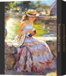 Park of Rose Canvas Paintings - Sunday in the Park by Vladimir Volegov
