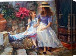 Magic Moments Canvas Paintings - The Sweetest Moment by Vladimir Volegov