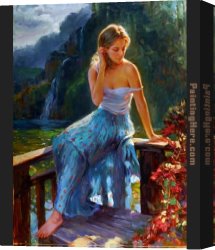 Volegov Canvas Paintings - Tropical Afternoon by Vladimir Volegov