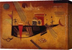 Capricious. Canvas Paintings - Capricious. by Wassily Kandinsky