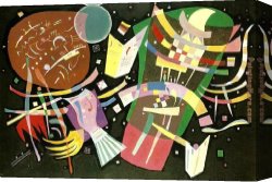 Wassily Kandinsky Canvas Paintings - dominant curve 1 by Wassily Kandinsky