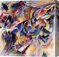 Wassily Kandinsky Canvas Paintings - Improvisation Gorg by Wassily Kandinsky